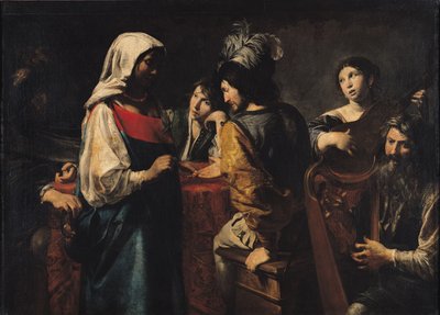 Věštkyně od Valentin de Boulogne